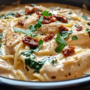 Creamy crockpot chicken recipes with Tuscan chicken on a rustic table.