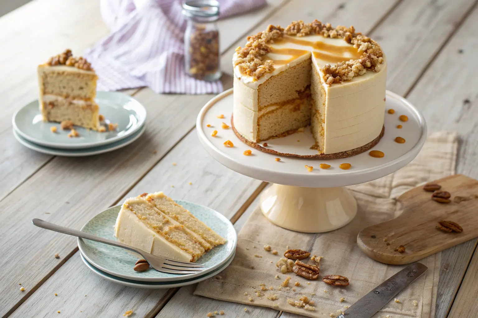 a-rustic--high-angle-eye-level-shot-of-a-three-lay